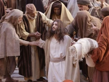 Jesus as portrayed in the new film “The Last Supper,” to be released on March 14, 2025.